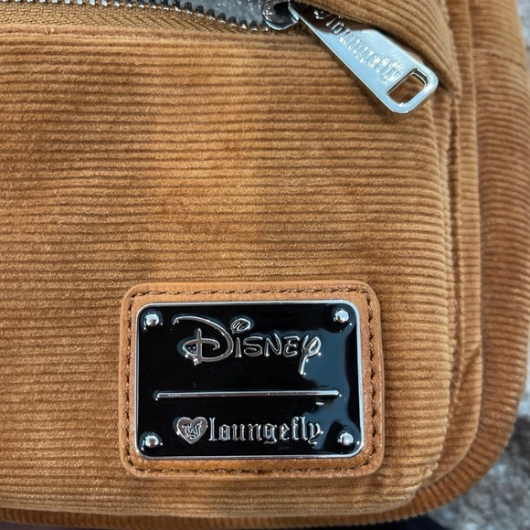 corduroy winnie the pooh heart logo loungefly rare hard to find NWT - Picture 5 of 6